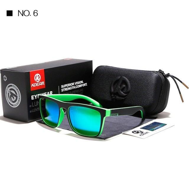 KDEAM New Summer Sunglasses Mirror lens Square UV400 - JSK.