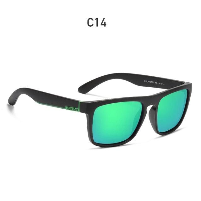 KDEAM Polarized Sunglasses All-Fit Mirror Blue Lens - JSK.