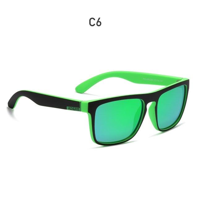 KDEAM Polarized Sunglasses All-Fit Mirror Blue Lens - JSK.