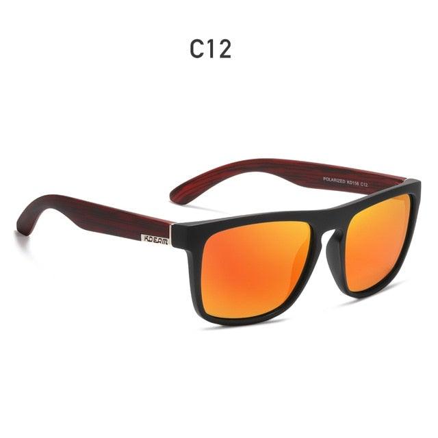 KDEAM Polarized Sunglasses All-Fit Mirror Blue Lens - JSK.