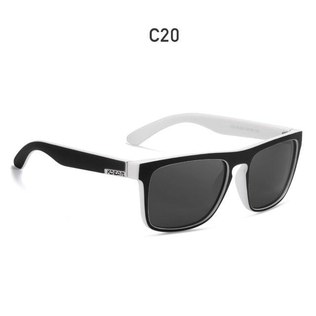 KDEAM Polarized Sunglasses All-Fit Mirror Blue Lens - JSK.