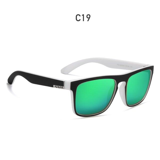 KDEAM Polarized Sunglasses All-Fit Mirror Blue Lens - JSK.