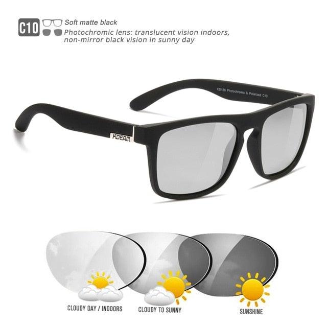 KDEAM Polarized Sunglasses All-Fit Mirror Blue Lens - JSK.