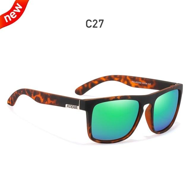 KDEAM Polarized Sunglasses All-Fit Mirror Blue Lens - JSK.