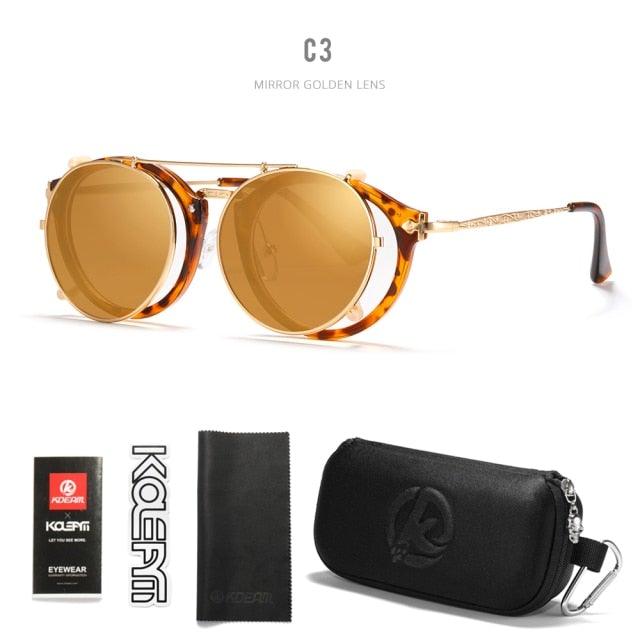 KDEAM Retro Steampunk Sunglasses UV400 - JSK.