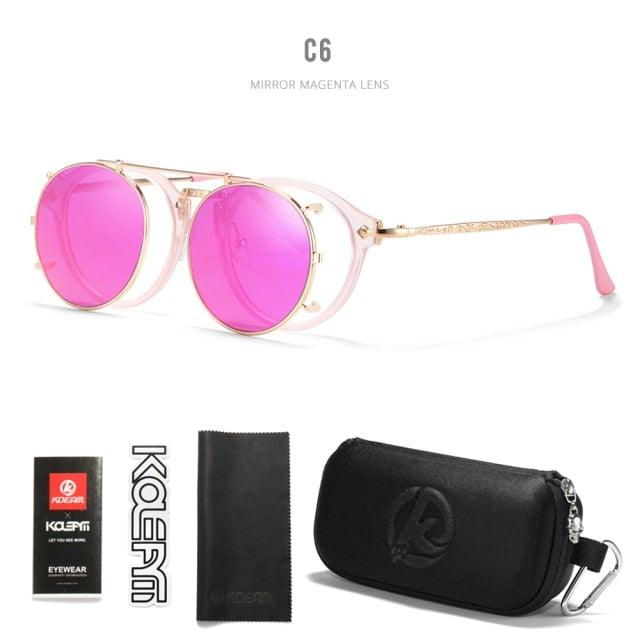 KDEAM Retro Steampunk Sunglasses UV400 - JSK.