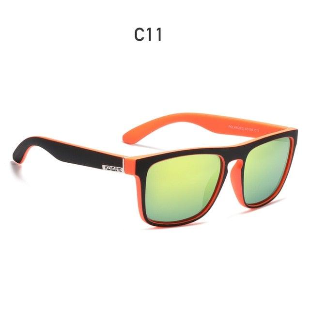 KDEAM Polarized Sunglasses All-Fit Mirror Blue Lens - JSK.