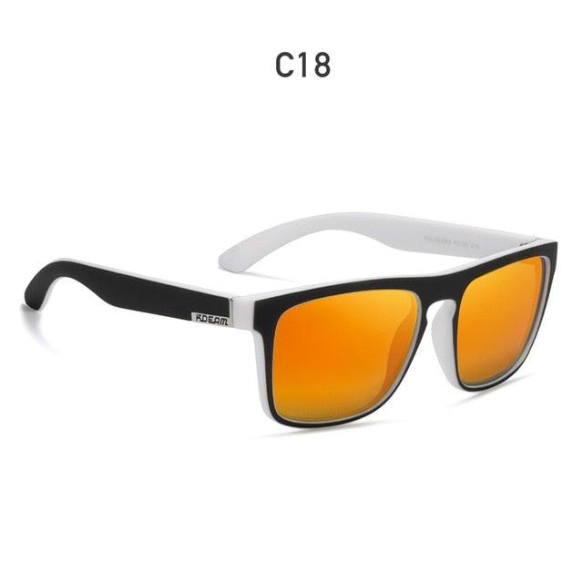 KDEAM Polarized Sunglasses All-Fit Mirror Blue Lens - JSK.