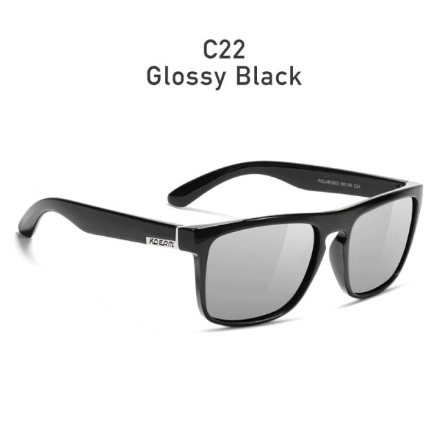 KDEAM Polarized Sunglasses All-Fit Mirror Blue Lens - JSK.