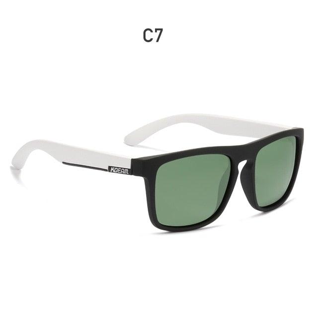 KDEAM Polarized Sunglasses All-Fit Mirror Blue Lens - JSK.