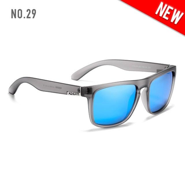 KDEAM Polarized Sunglasses All-Fit Mirror Blue Lens - JSK.