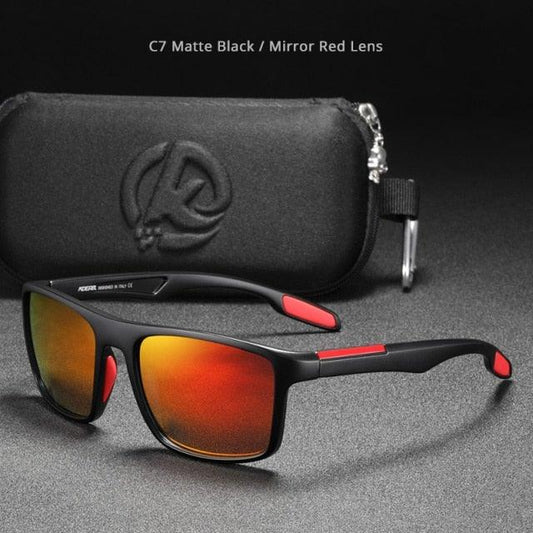KDEAM Rectangular Ultra Light TR90 Sunglasses - JSK.