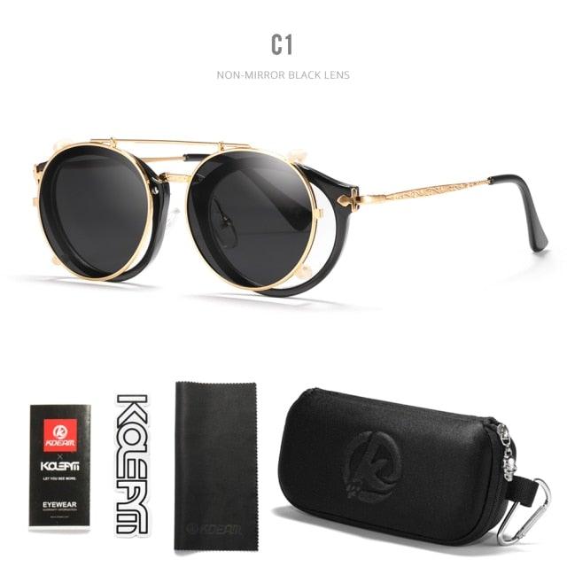 KDEAM Retro Steampunk Sunglasses UV400 - JSK.