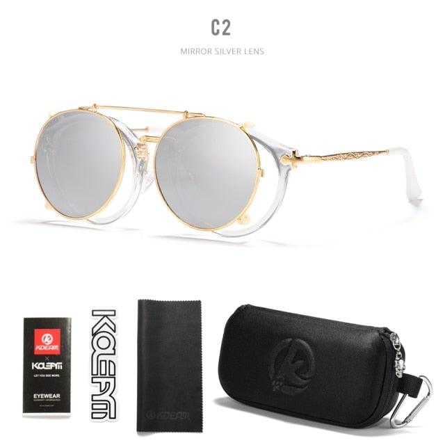 KDEAM Retro Steampunk Sunglasses UV400 - JSK.