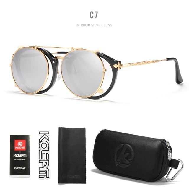 KDEAM Retro Steampunk Sunglasses UV400 - JSK.